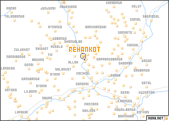 map of Rehānkot