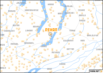 map of Rehan