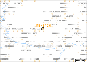 map of Rehbach