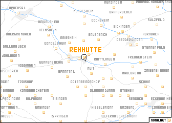 map of Rehhütte