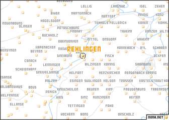 map of Rehlingen