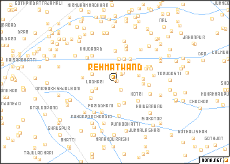 map of Rehmat Wānd