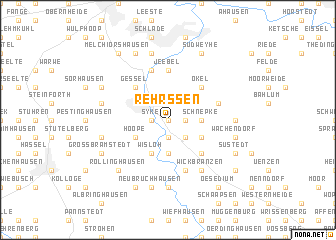 map of Rehrssen