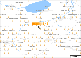 map of Rehrwiehe