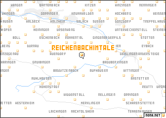 map of Reichenbach im Täle
