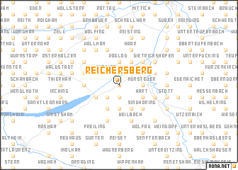 map of Reichersberg