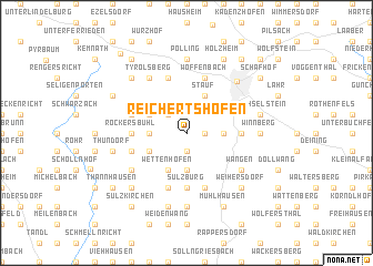 map of Reichertshofen