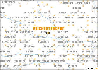 map of Reichertshofen