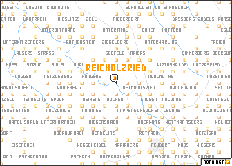 map of Reicholzried