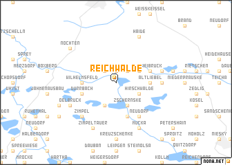 map of Reichwalde