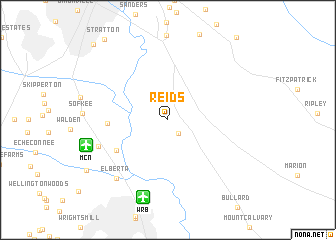 map of Reids