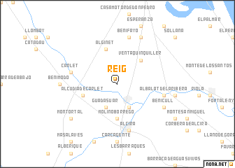 map of Reig