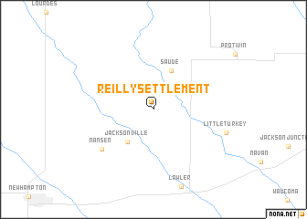 map of Reilly Settlement