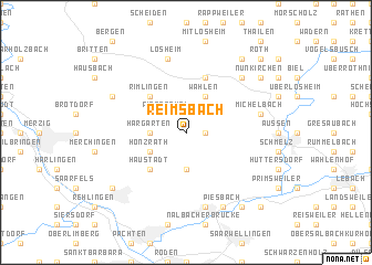 map of Reimsbach