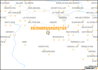 map of Reinhardsmunster