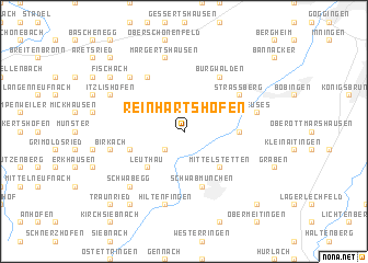 map of Reinhartshofen