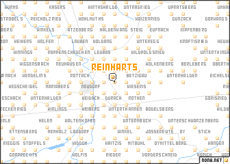 map of Reinharts