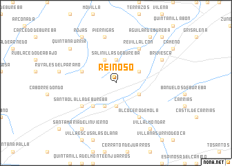 map of Reinoso