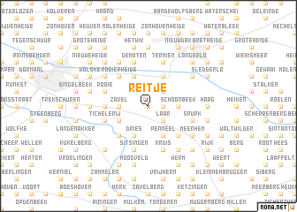 map of Reitje