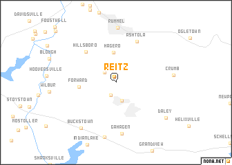 map of Reitz