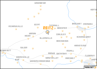 map of Reitz