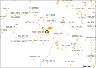 map of Rejān
