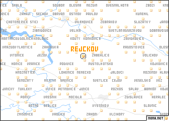 map of Rejčkov