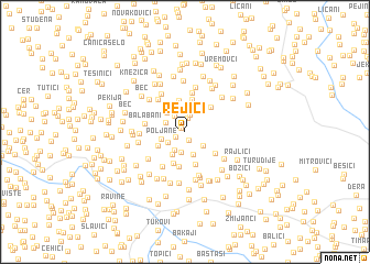 map of Rejići