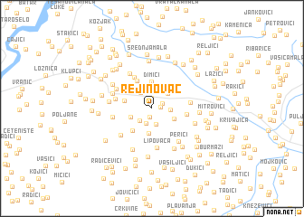 map of Rejinovac