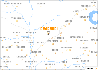 map of Rejosari