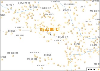 map of Rejzovići