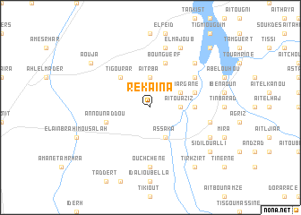 map of Rekaïna