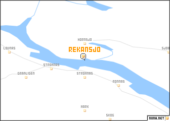 map of Rekansjö