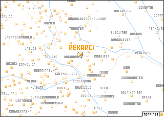 map of Rekarci