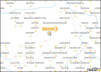 map of Rekińce