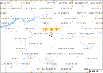 map of Rekingen