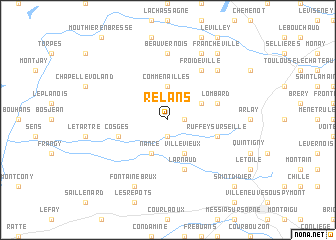 map of Relans