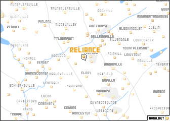 map of Reliance