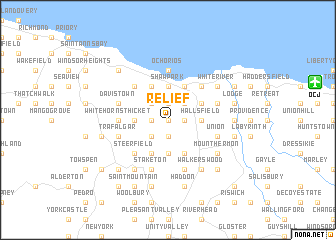 map of Relief
