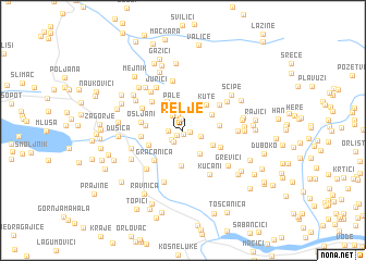 map of Relje