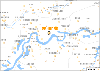 map of Remanso