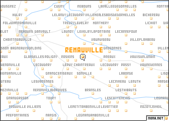 map of Remauville