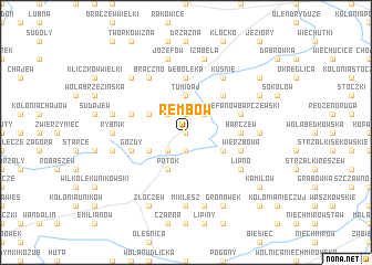 map of Rembów