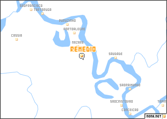 map of Remédio