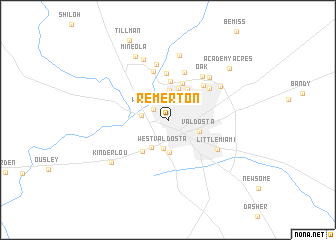 map of Remerton