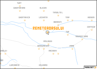 map of Remetea Oaşului