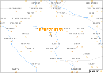 map of Remezovtsy