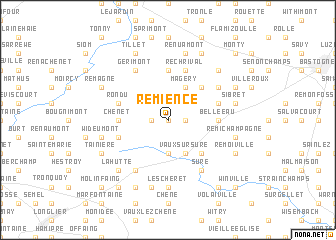 map of Remience