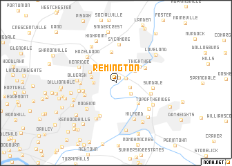 map of Remington