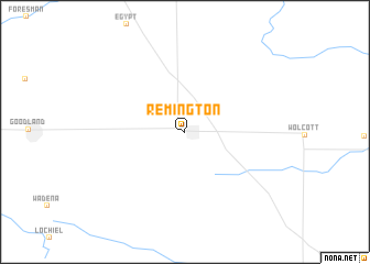 map of Remington